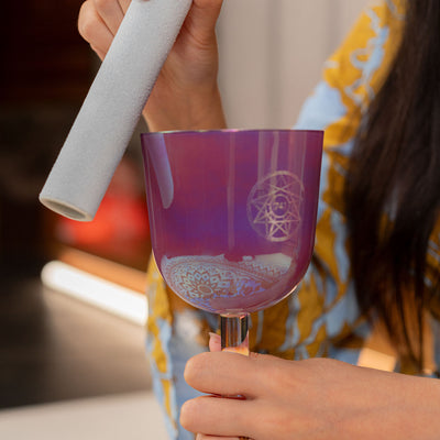 Meinl Sonic Energy - ESOLCSB741 Essence Solfeggio Crystal Singing Bowl SOL 741 Hz - Musik Utan Gränser 