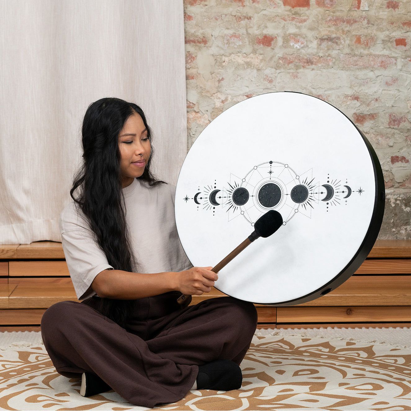 Meinl Sonic Energy - RD22DWB-SH Ritual Drum 22" Moon Phases - Musik Utan Gränser 
