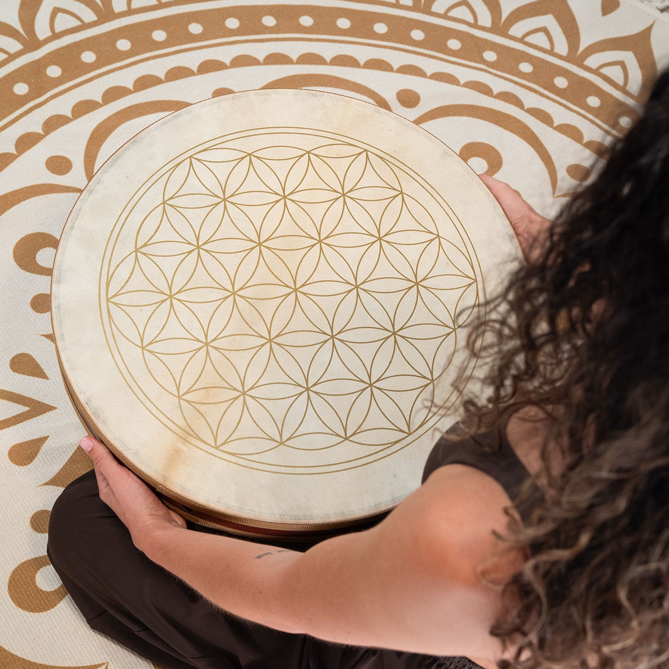 WD20FOL Flower Of Life Wave Drum 20''