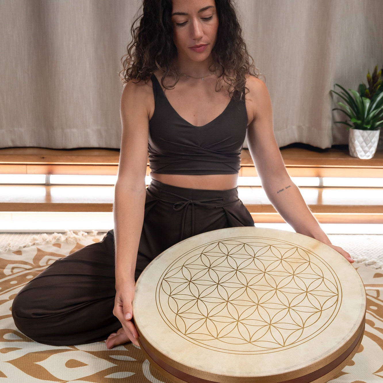 WD20FOL Flower Of Life Wave Drum 20''