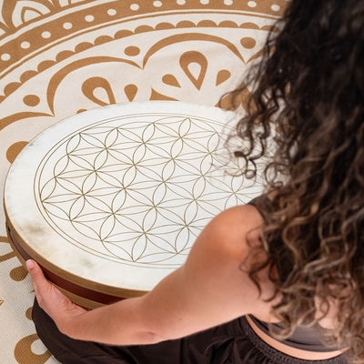 WD22FOL Flower Of Life Wave Drum 22"