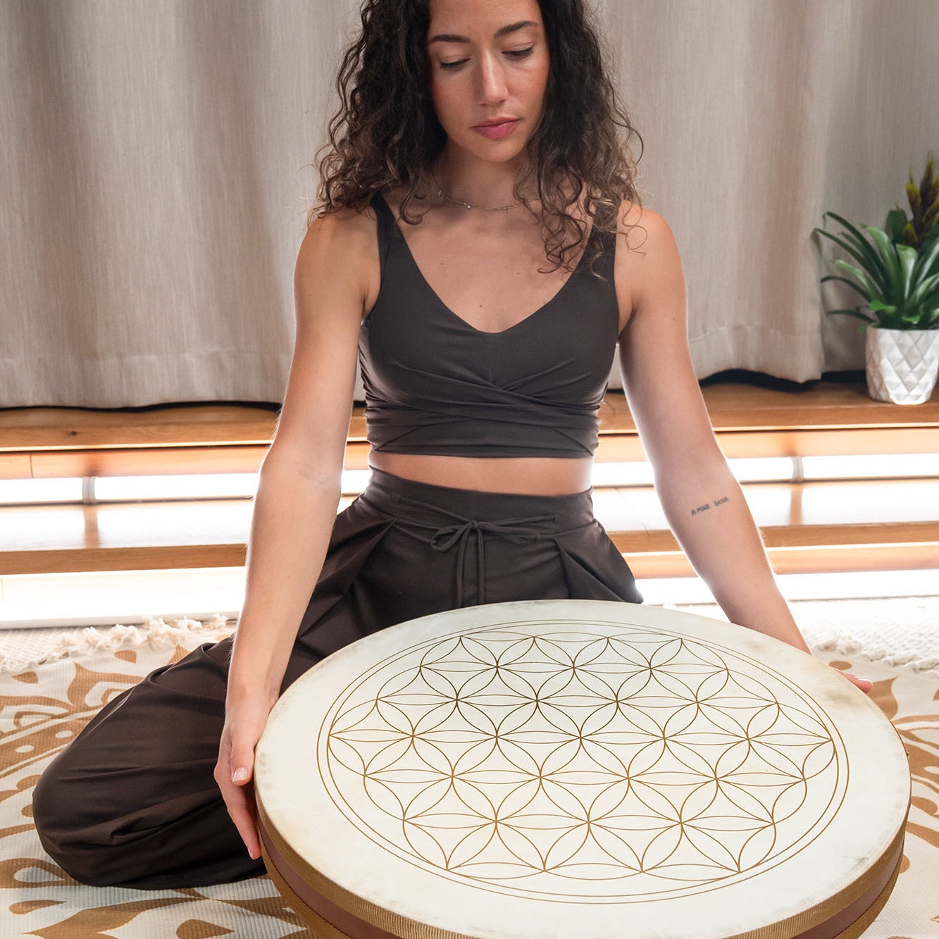 WD22FOL Flower Of Life Wave Drum 22"