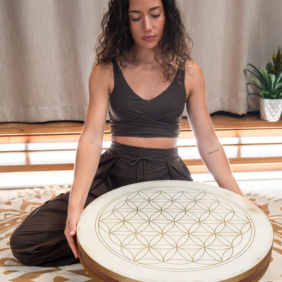 WD22FOL Flower Of Life Wave Drum 22"