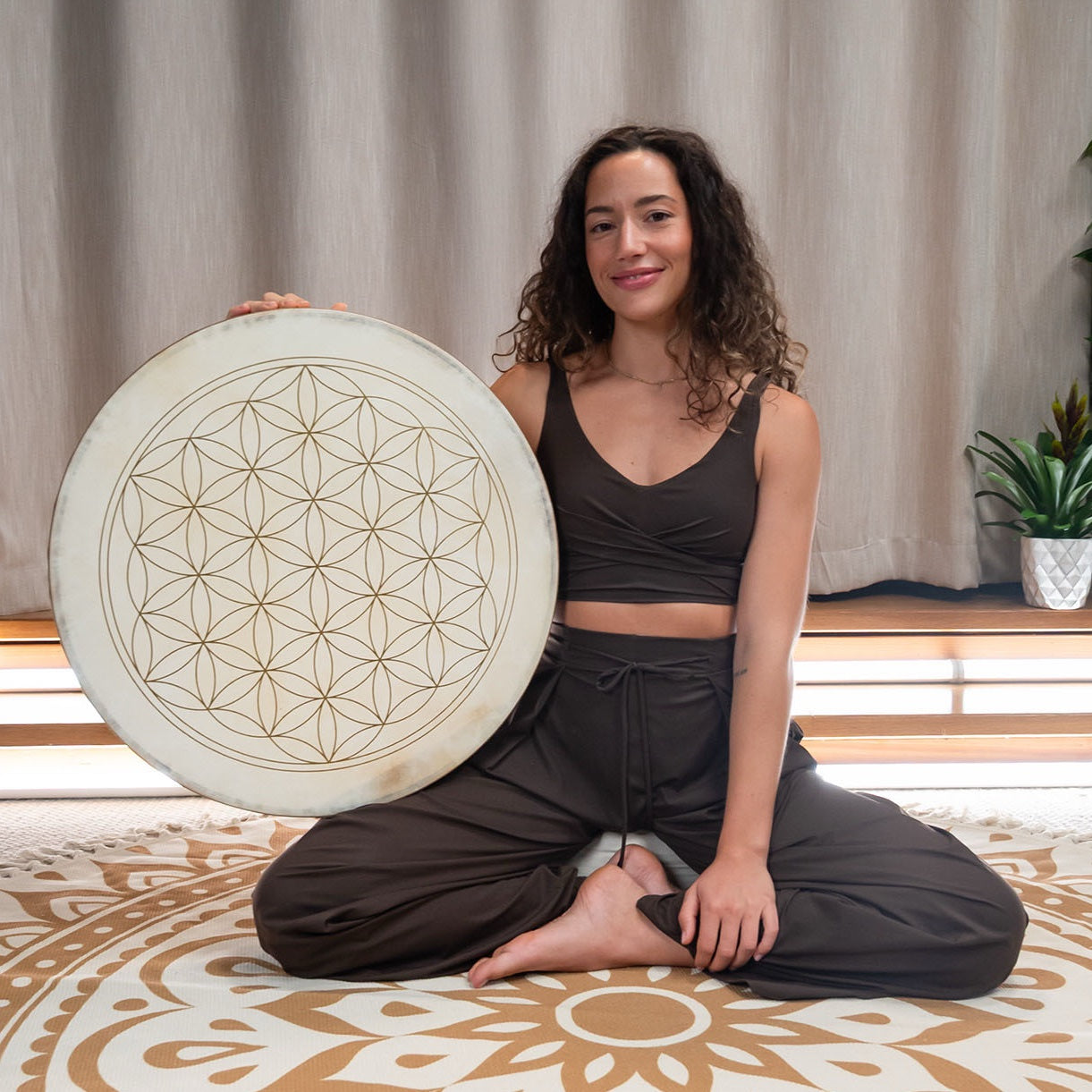 WD22FOL Flower Of Life Wave Drum 22"