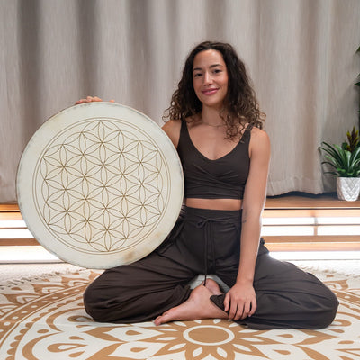 WD22FOL Flower Of Life Wave Drum 22"
