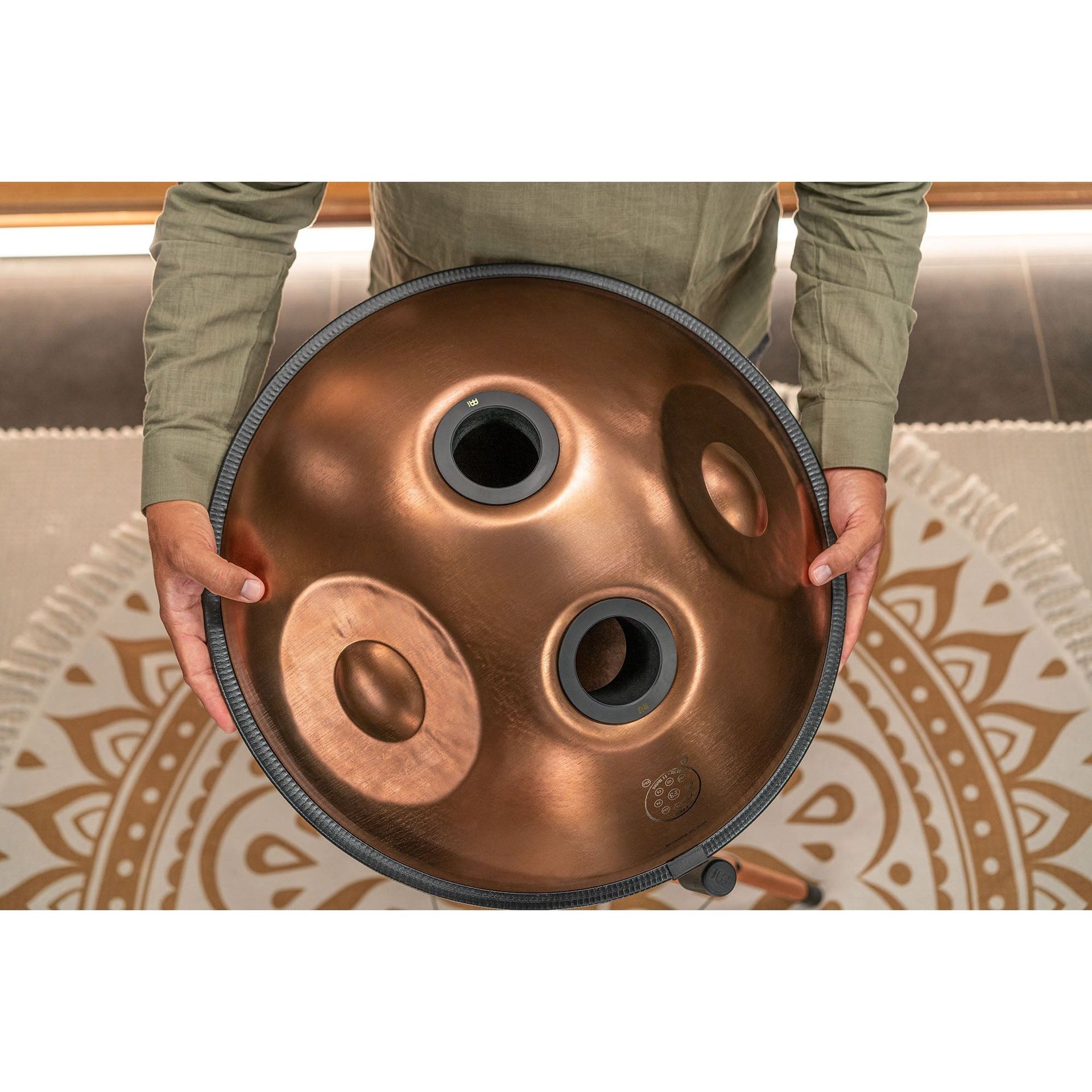 HPSTL110CU Sensory Handpan, Copper, F PYGME, 11 note