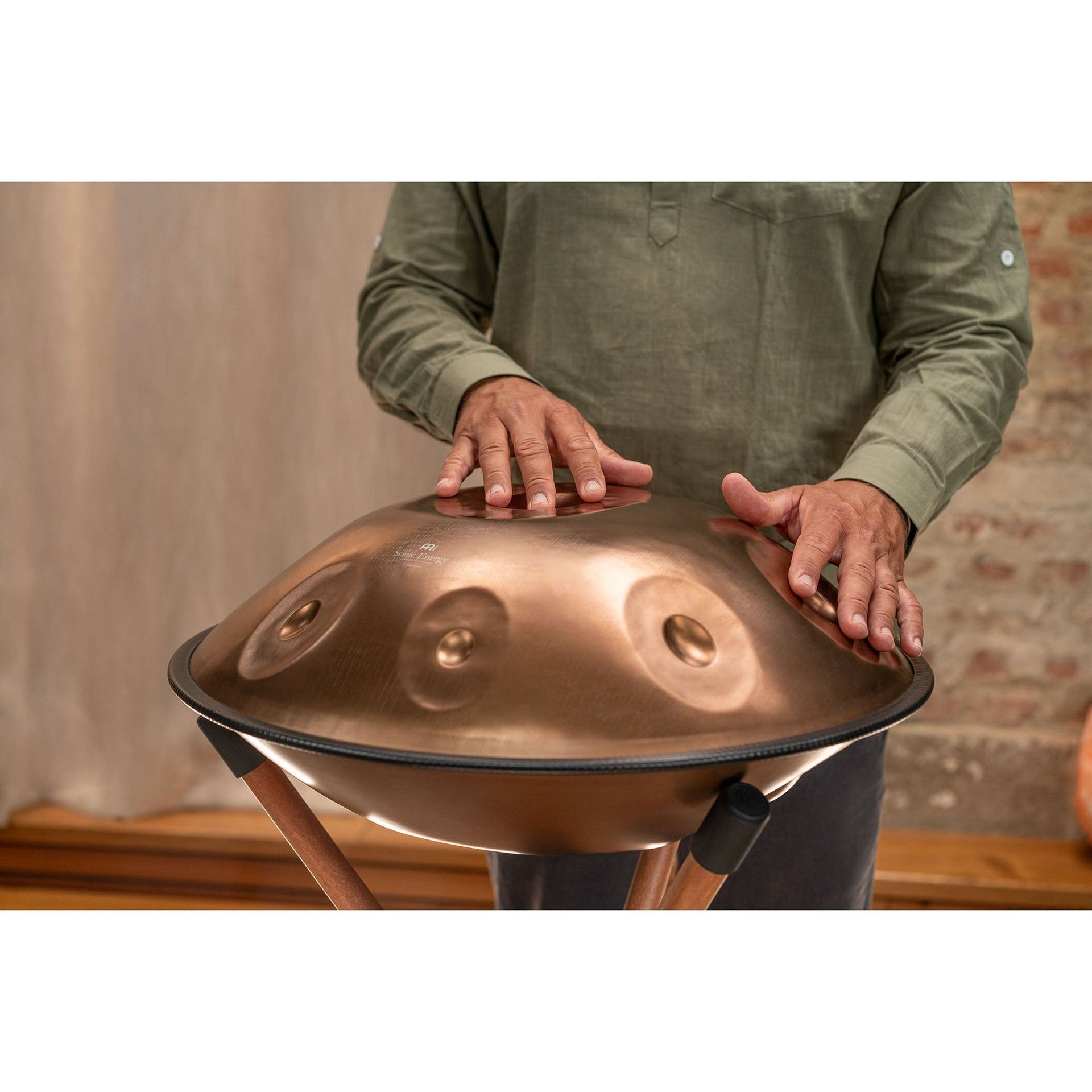 HPSTL110CU Sensory Handpan, Copper, F PYGME, 11 note