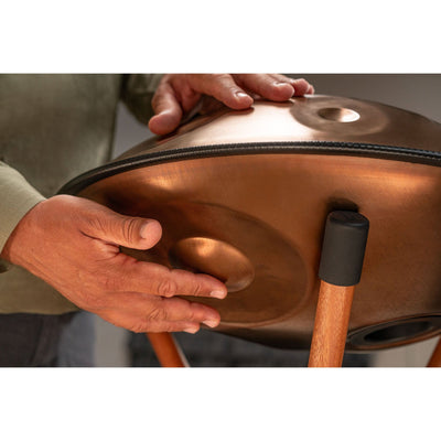 HPSTL110CU Sensory Handpan, Copper, F PYGME, 11 note