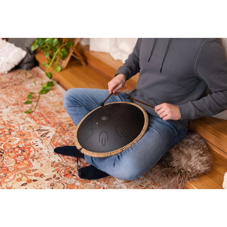 Meinl Sonic Energy - OSTD1BK Octave Steel Tongue Drum, D Kurd, Black - Musik Utan Gränser 