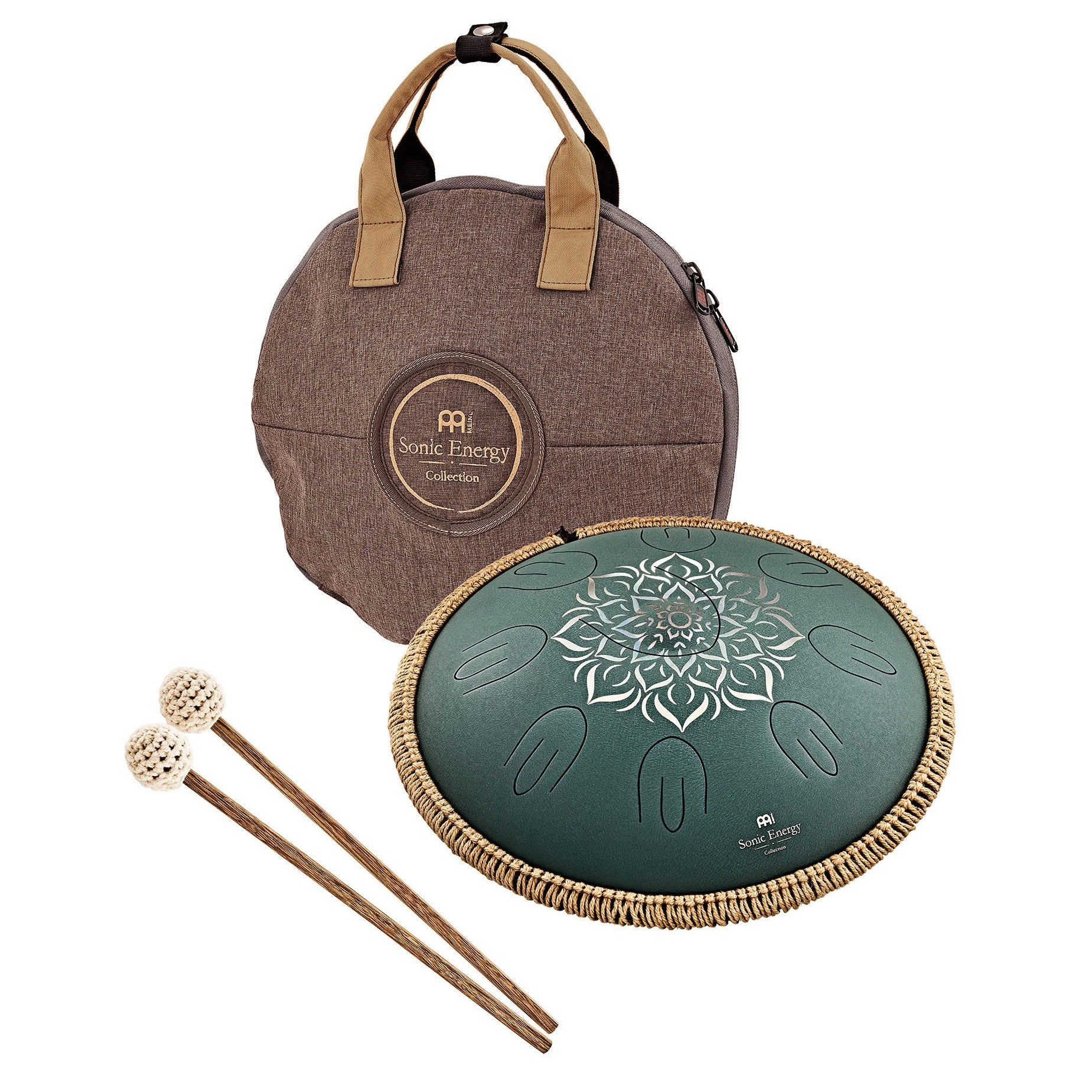 OSTD3DGE Octave Steel Tongue Drum F Major Dark Green