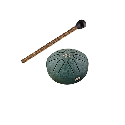 PSTD4DGGOL Pocket Steel Tongue Drum A Major Dark Green