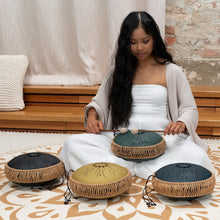 Ladda upp bild till gallerivisning, MOSTD1BK Medium Octave Steel Tongue Drum B Minor Svart
