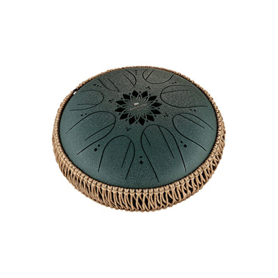 Meinl Sonic Energy - MOSTD4DG Medium Octav Steel Tongue Drum F# Minor Dark Green - Musik Utan Gränser 