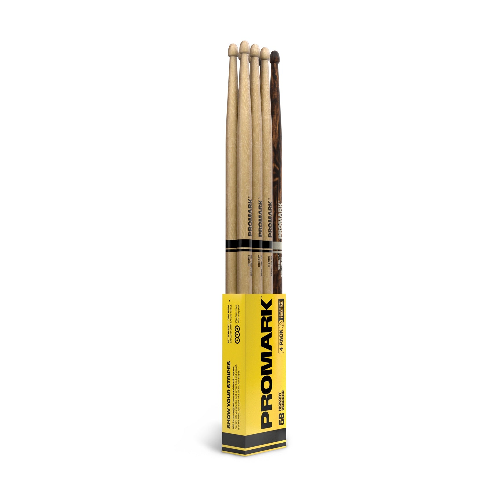RBH595AW-4PFG Rebound 5B 4-Pack 3/5B Hickory + 1/5B Firegrain