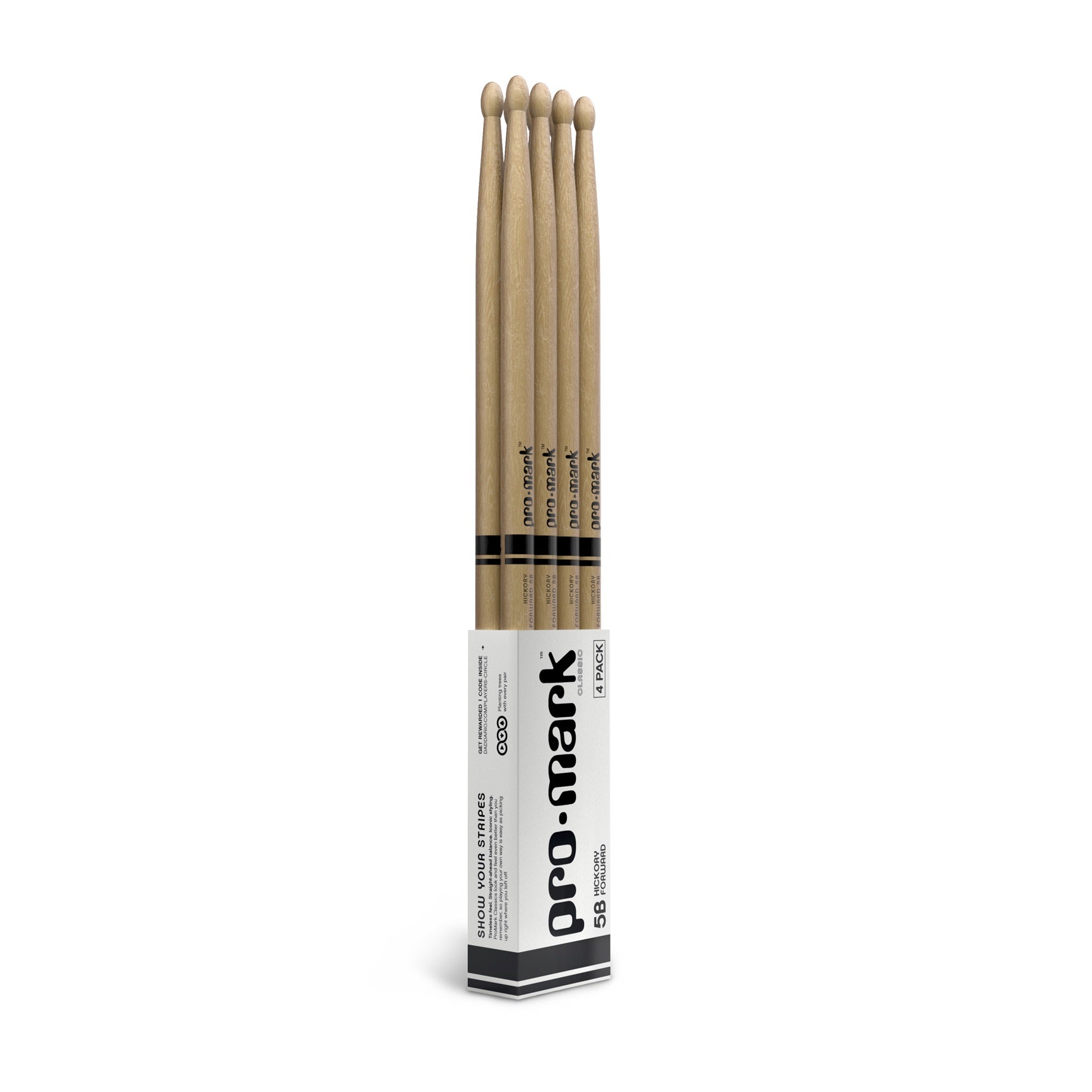 TX5BW-4P Classic Forward 5B 4-pack Oval Tip