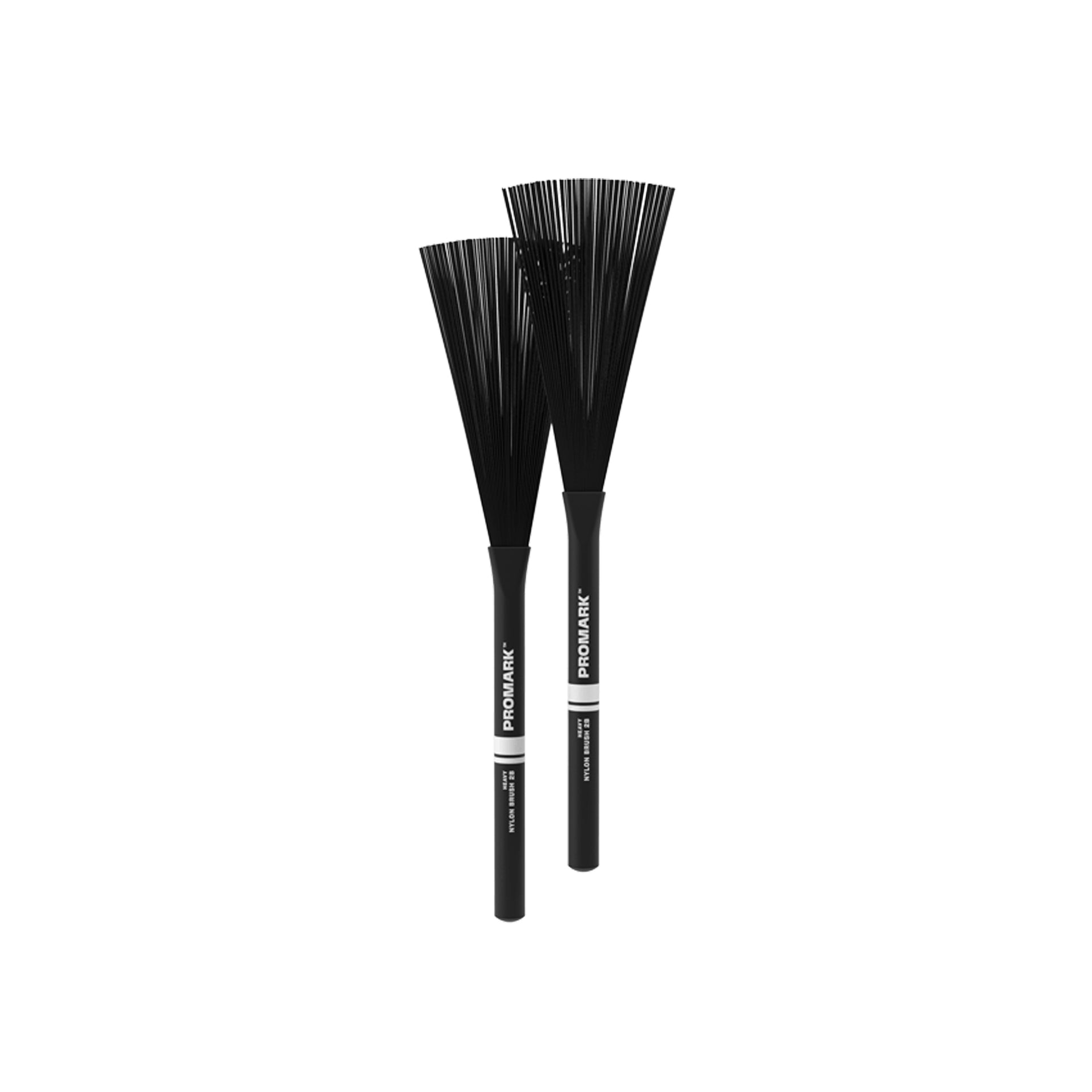 ProMark - PMNB2B Heavy Nylon Brushes 2B Black - Musik Utan Gränser 