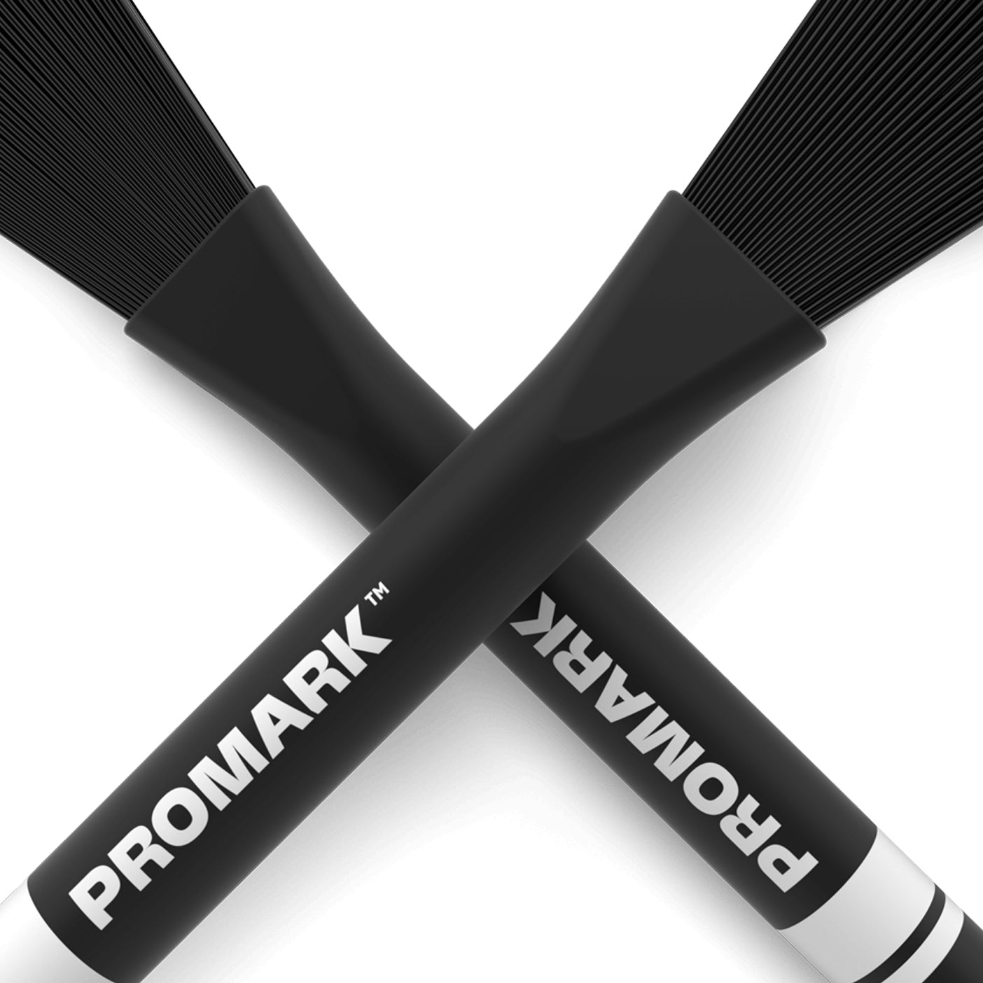 ProMark - PMNB2B Heavy Nylon Brushes 2B Black - Musik Utan Gränser 