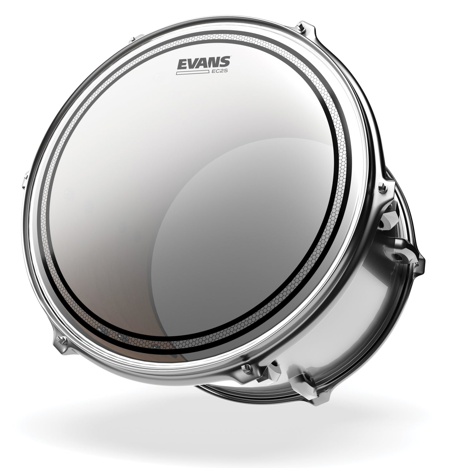 Evans - EC2S Coated/Frosted Edge Control 12" B12EC2S - Musik Utan Gränser 