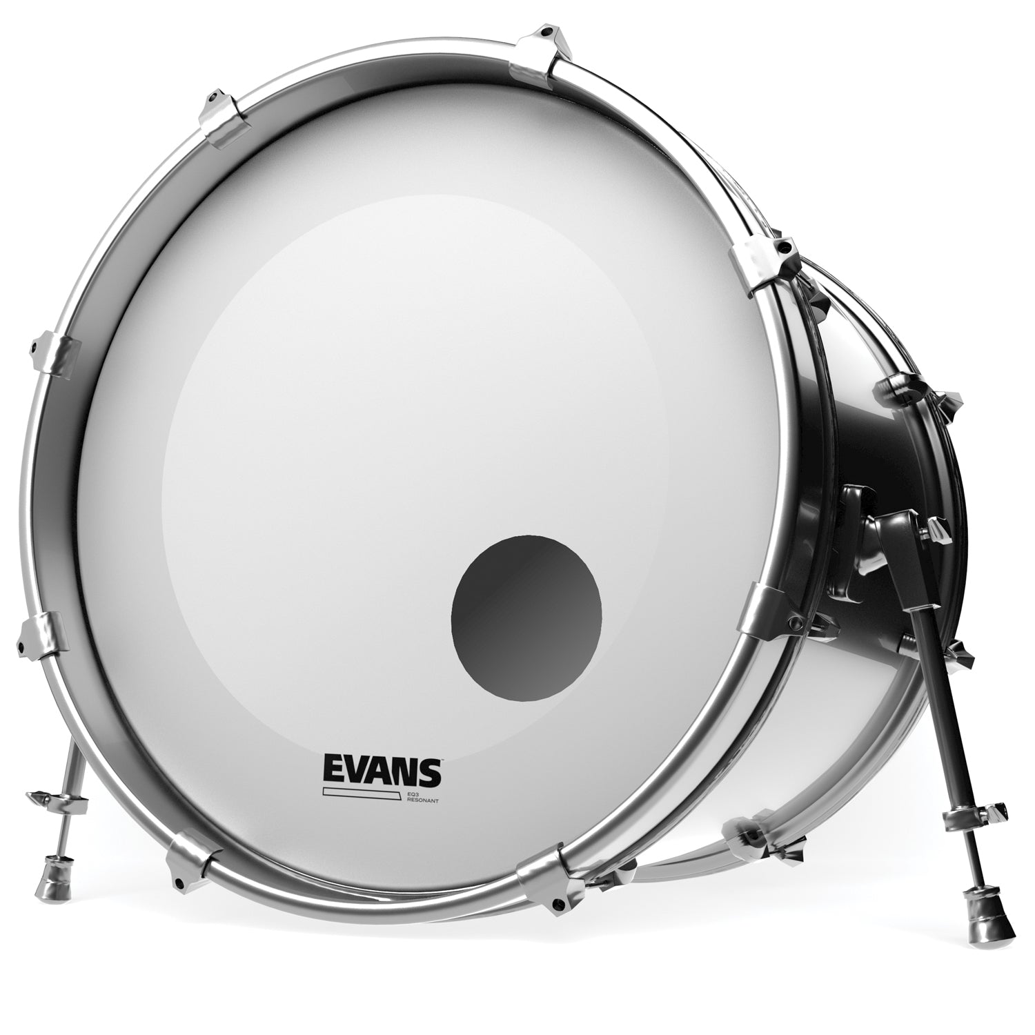 Evans - EQ3 Smooth White Bastrumskinn 26" BD26RGCW - Musik Utan Gränser 