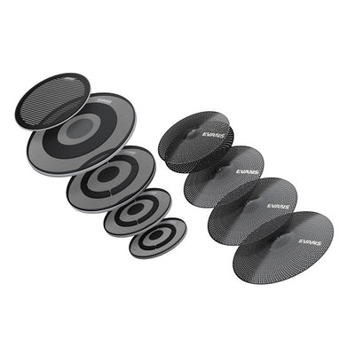 Evans - ECPPB-DB1-R DB ONE Rock Heads + Cymbaler 14", 16", 18", 20" - Musik Utan Gränser 