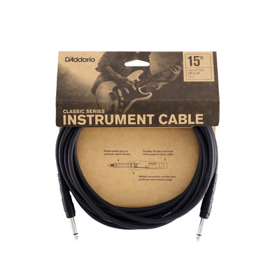 D'Addario PW-CGT-15 Classic Series instrumentkabel 4,5 m
