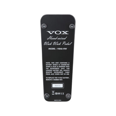Vox - V846-HW Wah Wah-pedal - Musik Utan Gränser 