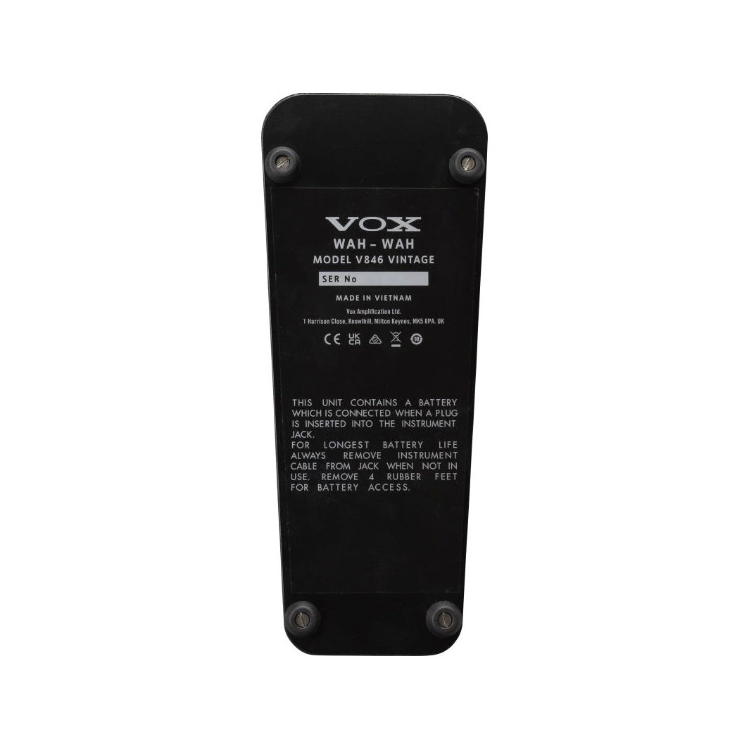 Vox - V846 Vintage Wah Pedal - Musik Utan Gränser 
