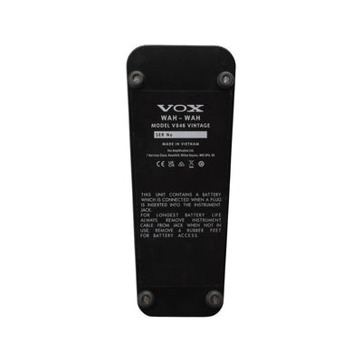 Vox - V846 Vintage Wah Pedal - Musik Utan Gränser 