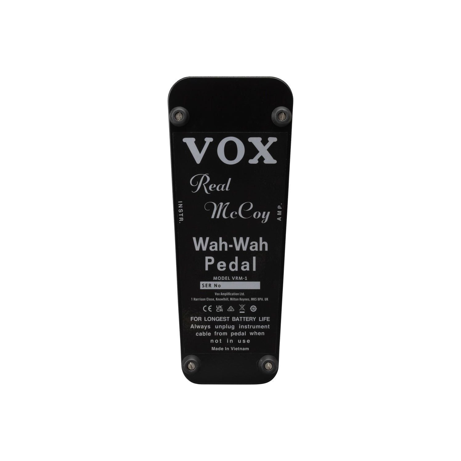 Vox - VRM-1 Real McCoy Wah Pedal - Musik Utan Gränser 