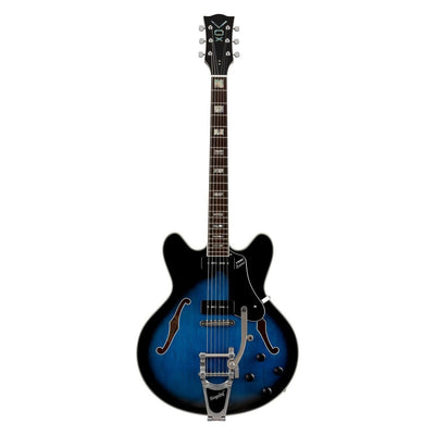 Vox - V90B-BL Bobcat Bigsby Elgitarr Sapphire Blue - Musik Utan Gränser 