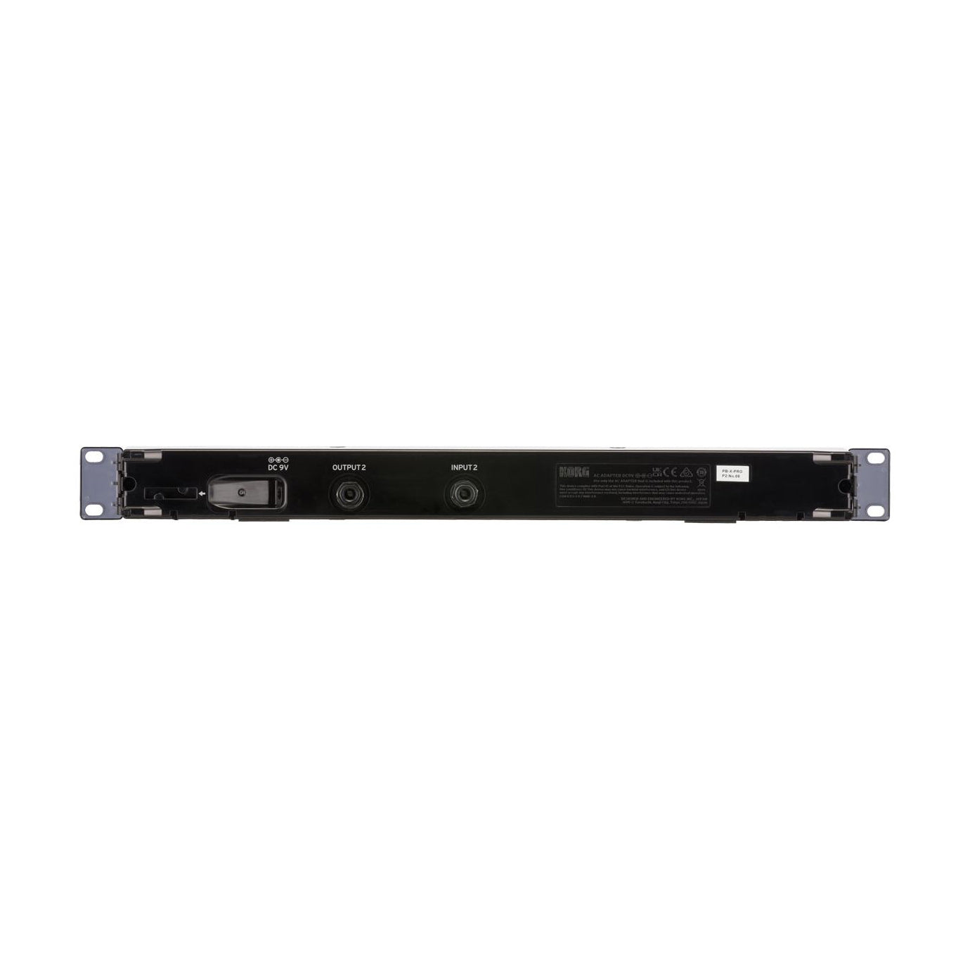 Korg - Pitchblack X Pro Rack Tuner - Musik Utan Gränser 