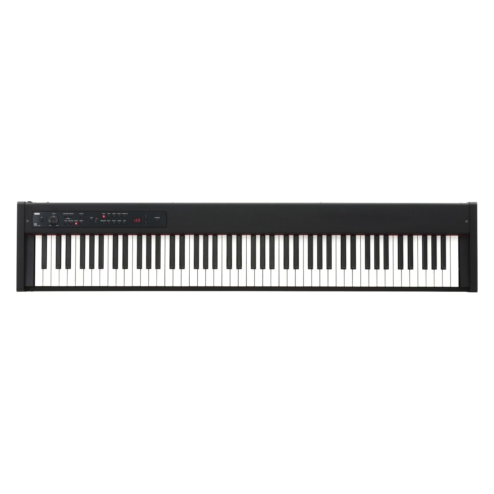 Korg - D1 Digital Stage Piano Black - Musik Utan Gränser 