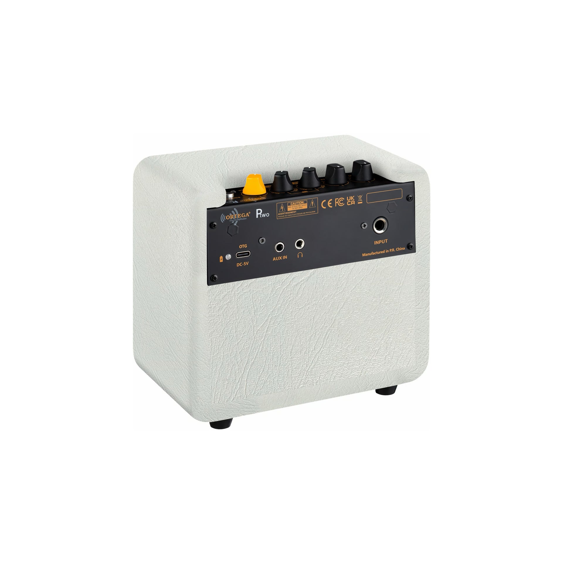 Ortega PTWO-LTD Akustisk 12w Practice Amp Vintage White – bild 3