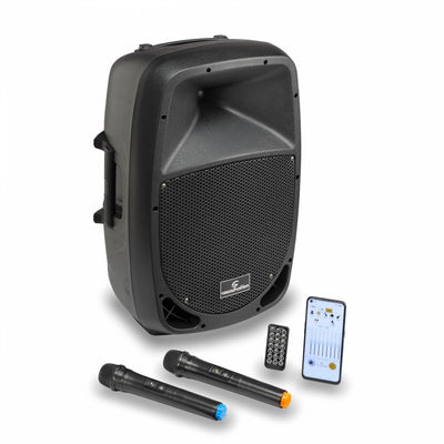 GO-SOUND 15AIR Portable 2-Way Active Speaker w/Trolley