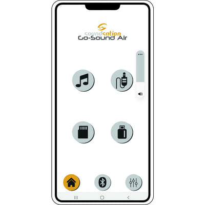 GO-SOUND 15AIR Portable 2-Way Active Speaker w/Trolley