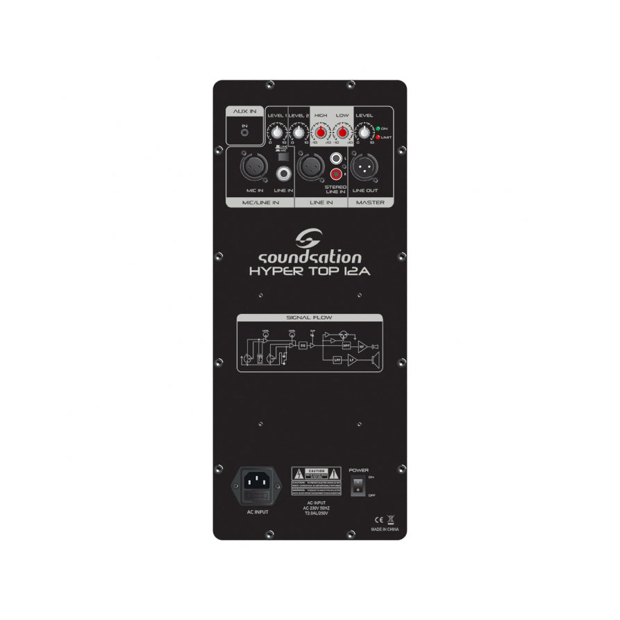 Hyper Top 12A 12" Aktiv högtalare Bi-Amped 1000w