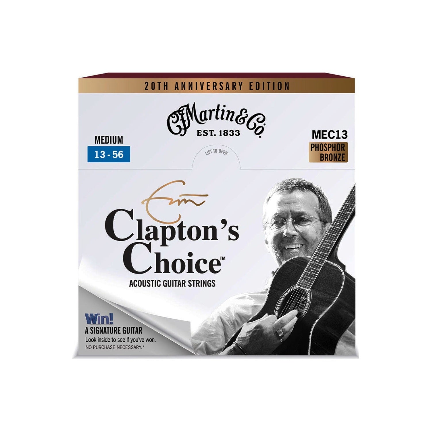 MEC13 Eric Clapton Signature Strings 20th Anniversary Medium