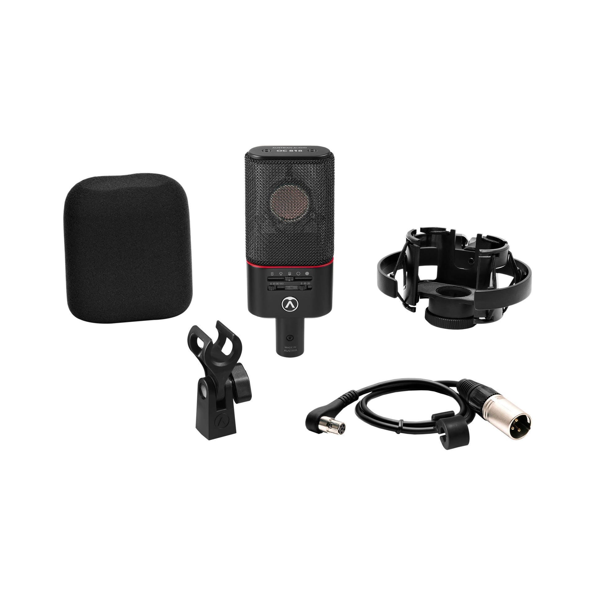 Austrian Audio - OC818 Black Studio Set - Musik Utan Gränser 