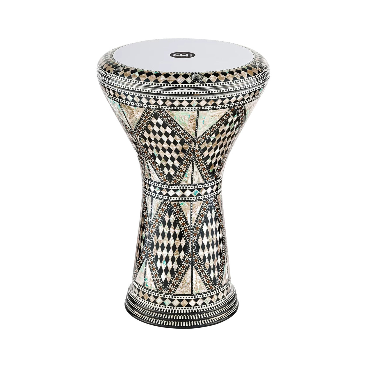 Meinl - AEED1 Artisan Doumbek White Burl Mosaic Royal - Musik Utan Gränser 