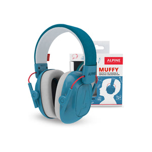 Muffy Kids hörselskydd för barn blå