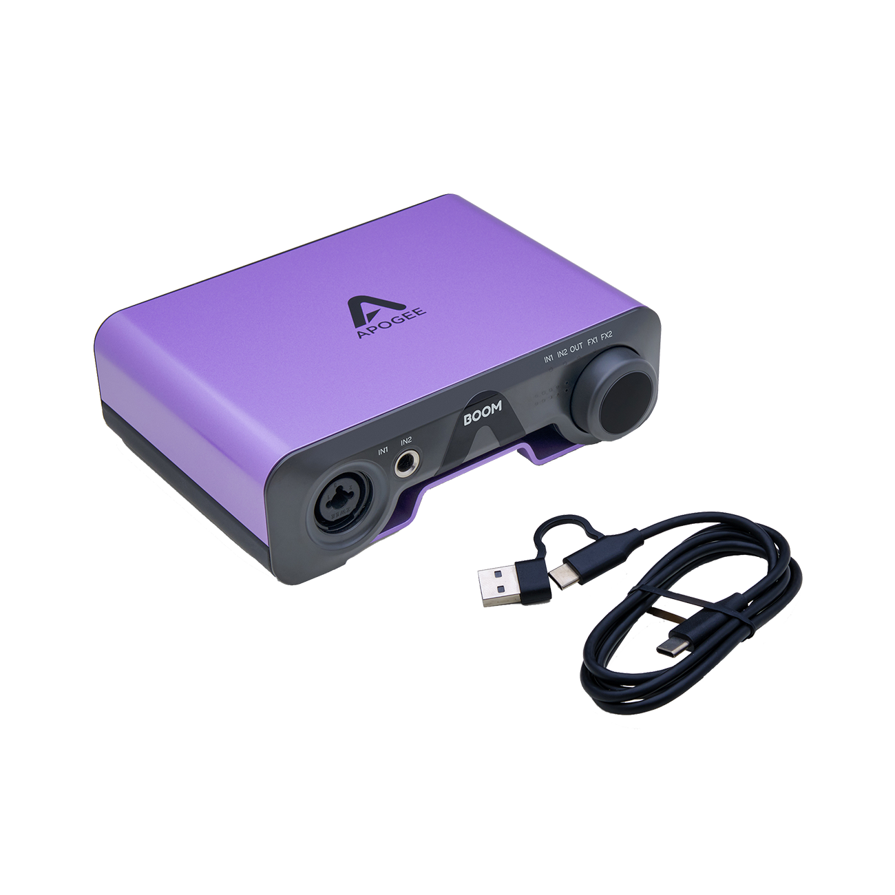 Apogee - BOOM USB-C ljudkort, 2 in / 2 ut, DSP - Musik Utan Gränser 