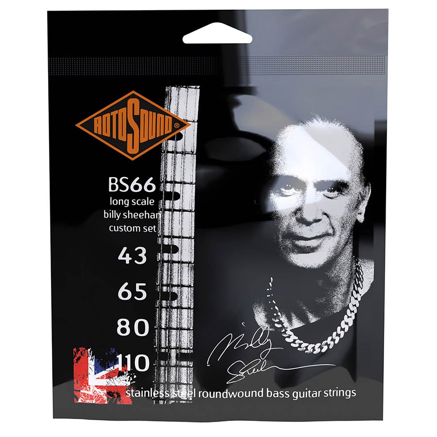 Rotosound - BS66 Swing Bass 66 electric bass stainless steel 43-110 Billy Sheehan - Musik Utan Gränser 