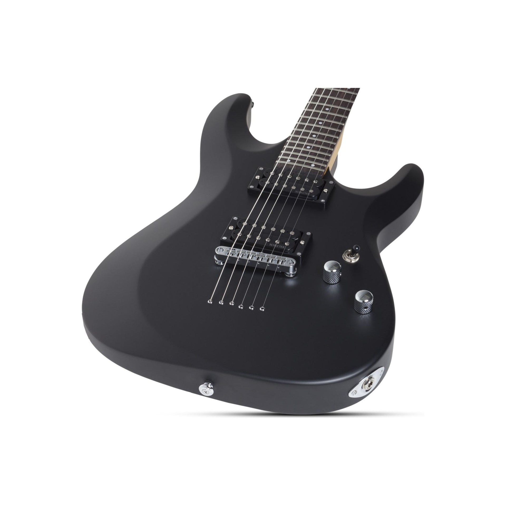 Schecter - C-6 Deluxe Satin Black - Musik Utan Gränser 