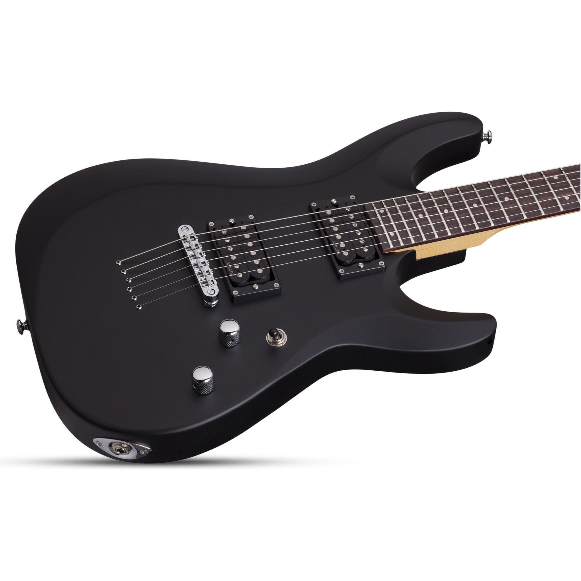 Schecter - C-6 Deluxe Satin Black - Musik Utan Gränser 