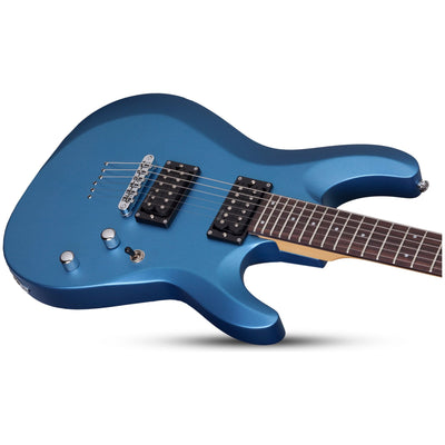 Schecter - C-6 Deluxe Satin Metallic Light Blue - Musik Utan Gränser 