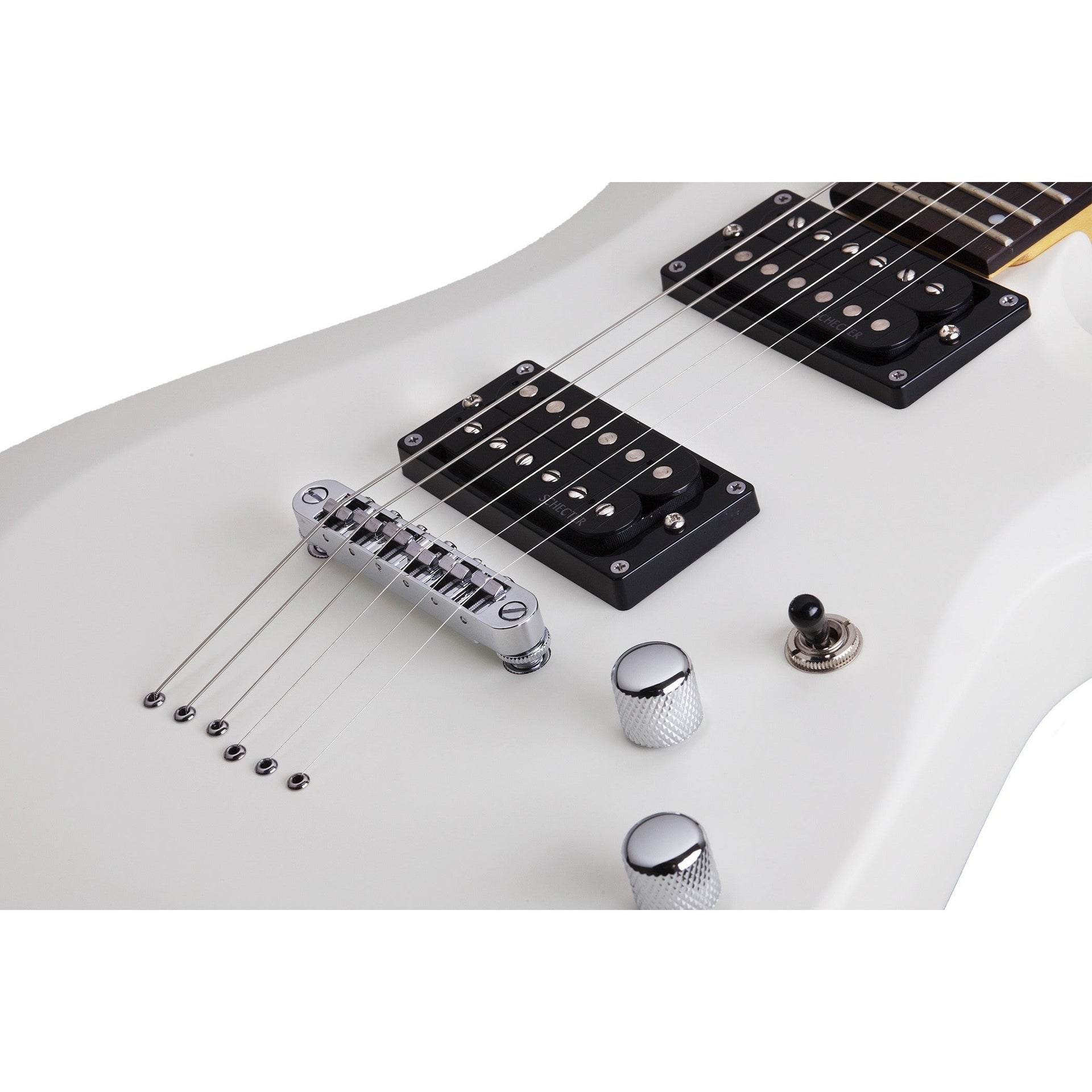 Schecter - C-6 Deluxe Satin White - Musik Utan Gränser 