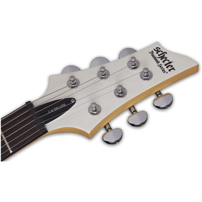 Schecter - C-6 Deluxe Satin White - Musik Utan Gränser 