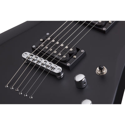 Schecter - C-6 Deluxe Satin Black Left - Musik Utan Gränser 