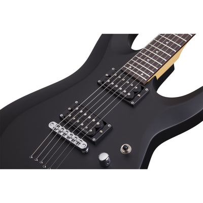 Schecter - C-6 Deluxe Satin Black Left - Musik Utan Gränser 