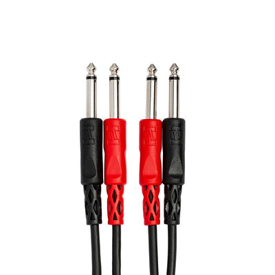 Hosa CPP-203 Stereokabel 2 x 6,3 mm TS - 2 x 6,3 mm TS 3 m – bild 3